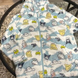 Hello kitty sanrio new without tag fleece jacket size medium